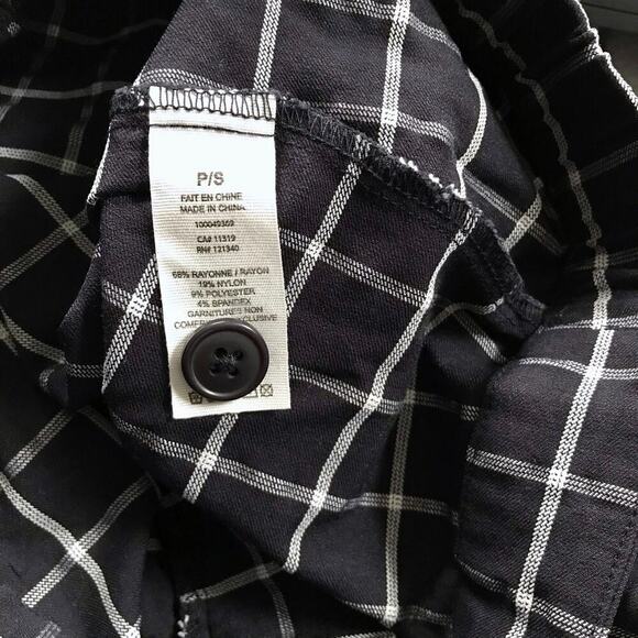 Garage High Rise Ankle Skinny Gingham Pants for Juniors S - Picture 7 of 9